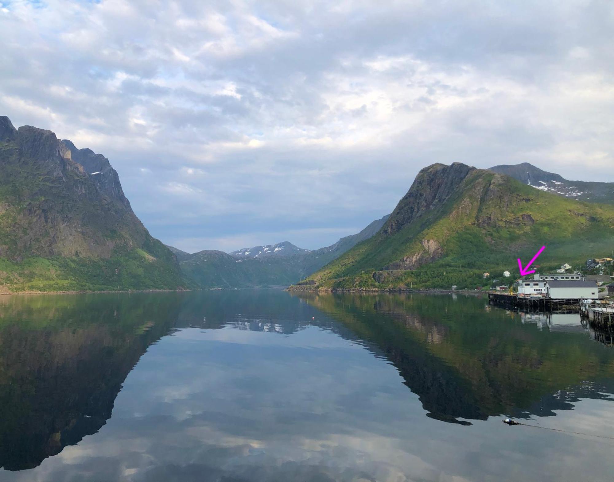 Segla Guesthouse - With View Of Fjord Fjordgard Экстерьер фото